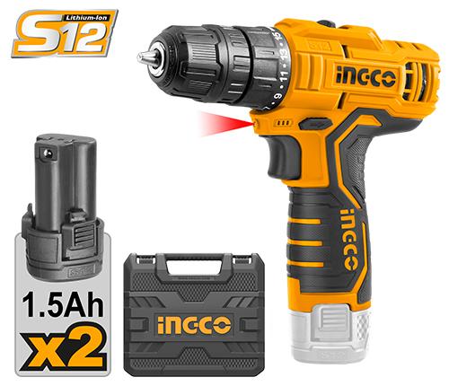 12v ingco cordless drill - 2 batteries - Buy in Nairobi Kenya